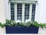 Artificial Window Box with Grasses and Cyclamen - Large