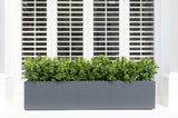 artificial hedge window box