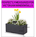 Amalfi Black - Window Boxes