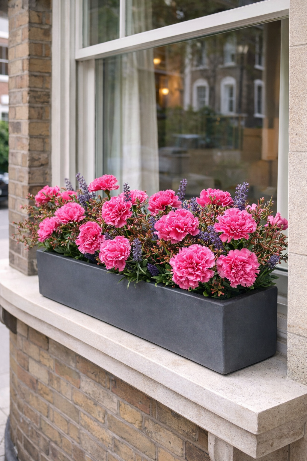 Notting Hill - artificial window box