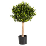 Artificial buxus ball for window box