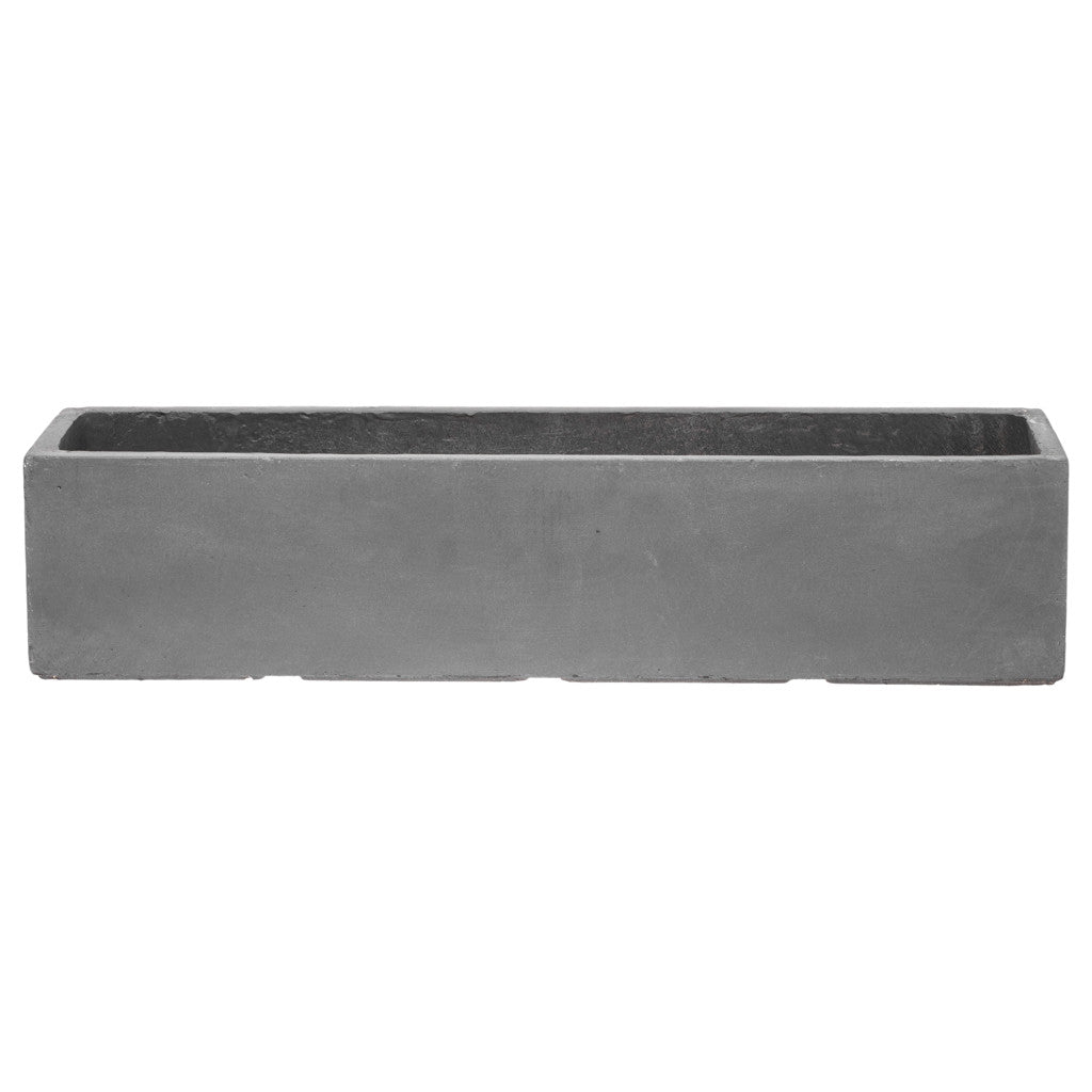 Large window box in Hampstead Lead Grey - Bay and Box