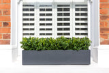 artificial hedge window box