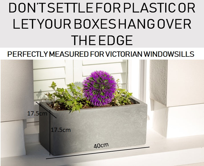 Small Window Boxes - Amalfi Black