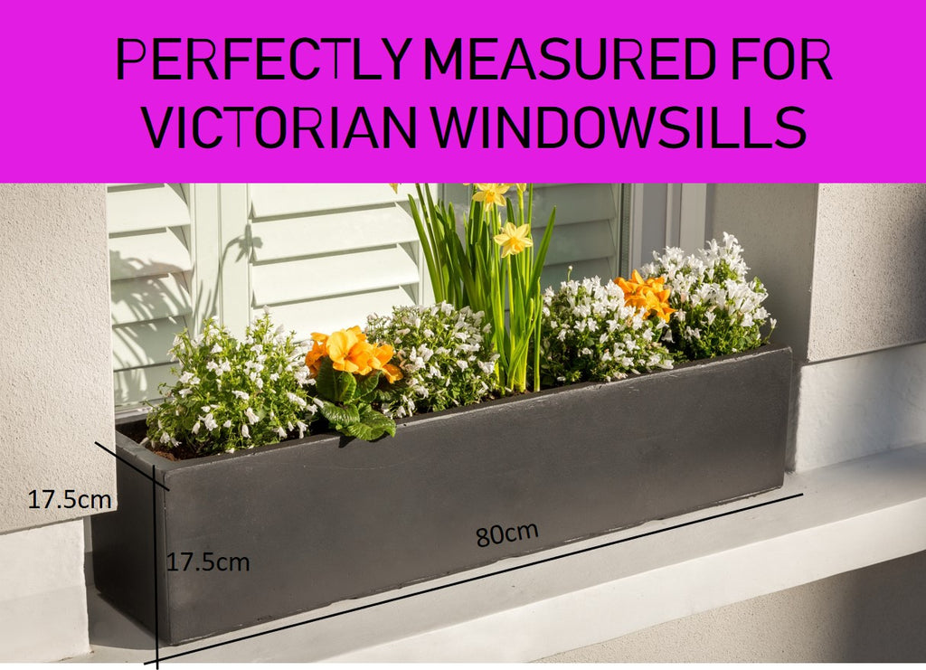 Amalfi Black - Window Boxes