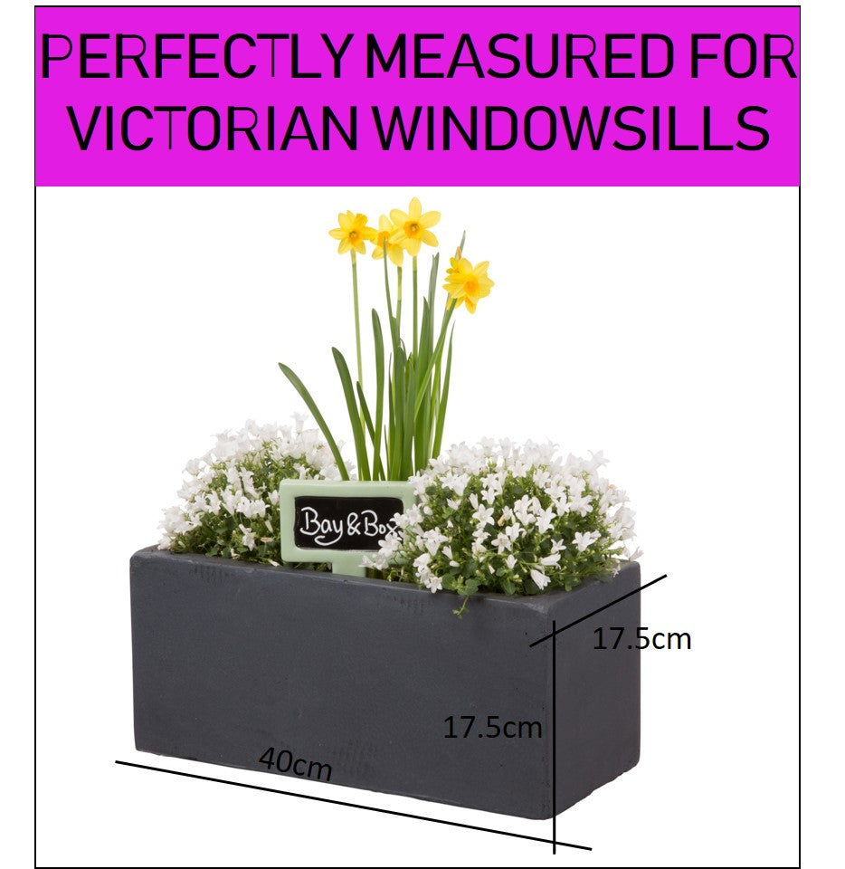 Amalfi Black - Window Boxes