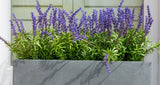 Artificial lavender window boxes